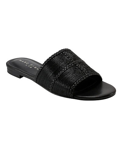 Marc Fisher Ltd Women's Zuri Slip-On Flat Sandals
