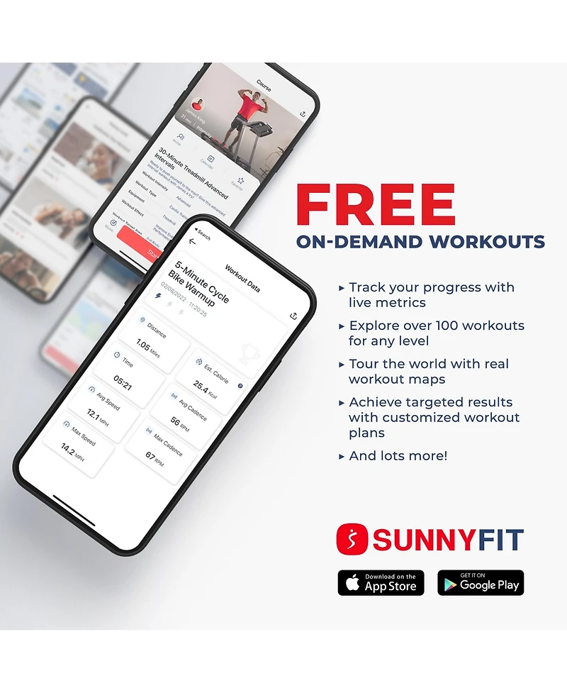 Sunny Health & Fitness Premium Elliptical Exercise Machine Smart Trainer with Exclusive SunnyFit App Enhanced Bluetooth Connectivity - Sf-E3912SMART