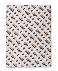 Boss Home by Hugo Boss B Monogram 300 Thread Count Cotton Flat Sheet