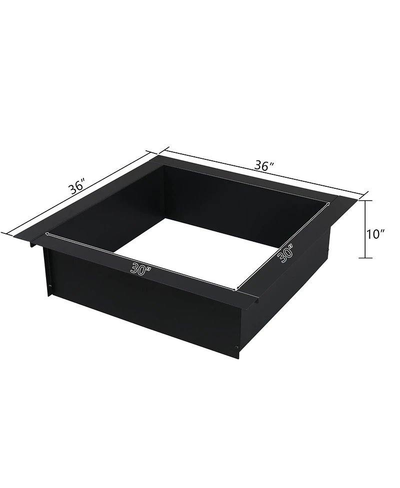 Slickblue Square Fire Pit Ring