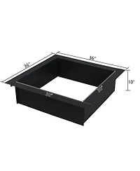 Slickblue Square Fire Pit Ring