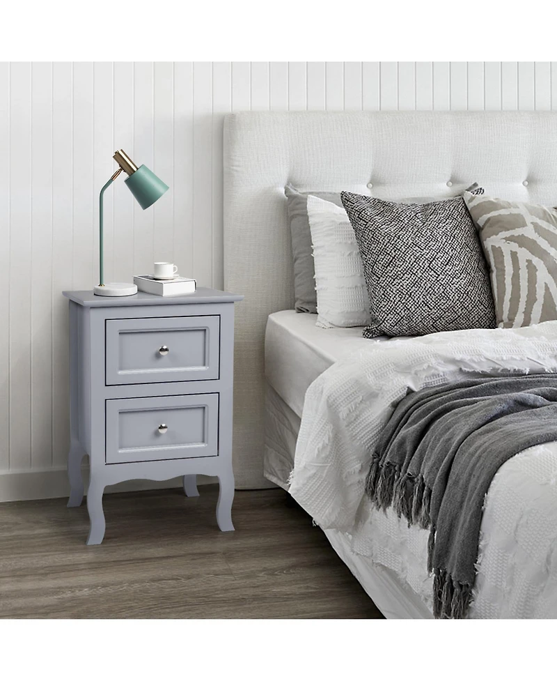 Slickblue Country Style Two-Tier Night Tables