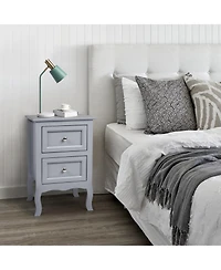 Slickblue Country Style Two-Tier Night Tables