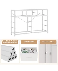 gaomon Dresser for Bedroom Tv Stand for 55" Tv, Entertainment Center with 10 Drawers