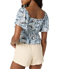 O'Neill Juniors' Nora Palmetto Top