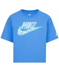 Nike Toddler Girls Flow-Ral Relaxed Blue Beyond T-Shirt