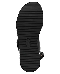 Anne Klein Women's Evanti Buckle Double Strap Sporty Sandals
