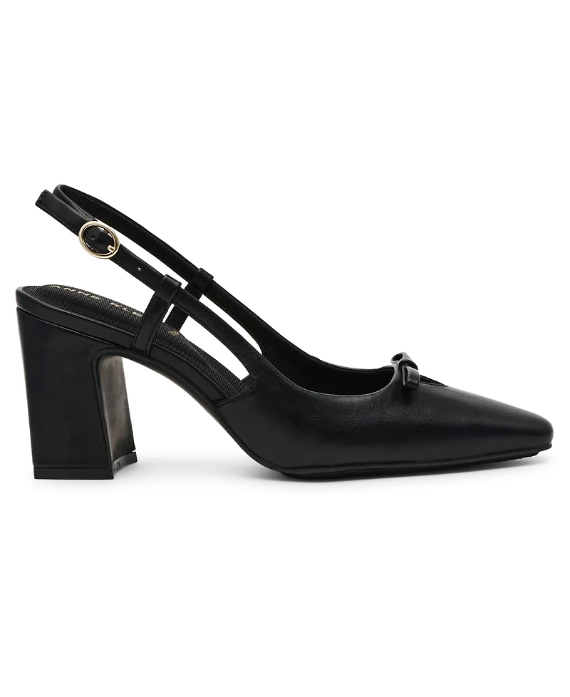 Anne Klein Women's Aniston Slingback Block Heel Pumps