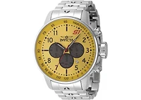 Invicta Men's 23085 S1 Rally Quartz Chronograph Yellow Dial Watch