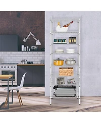 Slickblue 8-Tier Wire Shelving Unit for Versatile Storage and Organization in Home or Garage