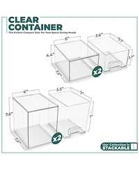 Sorbus Piece (7.6 and . Tall) Makeup Organizer Case with Pull-Out Drawers