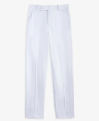 Calvin Klein Big Boys Slim Fit Stretch Ocean Sharkskin Pants