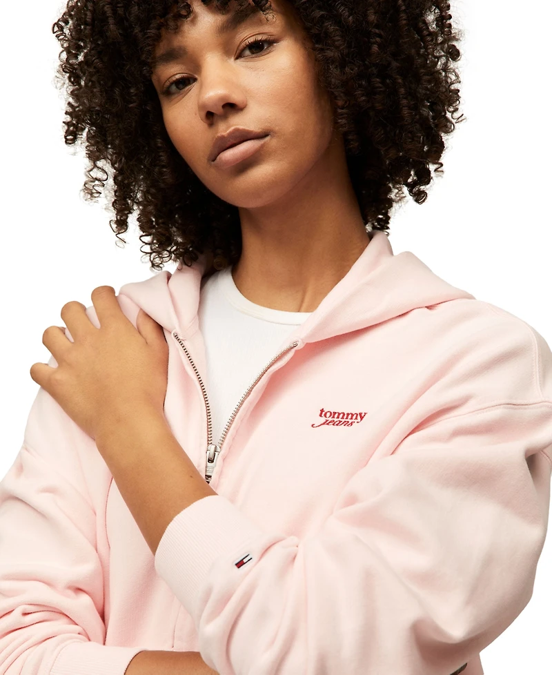 Tommy Jeans Women's Full-Zip Logo Hoodie
