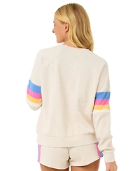 Rip Curl Juniors' Las Dalias Raglan-Sleeve Sweatshirt