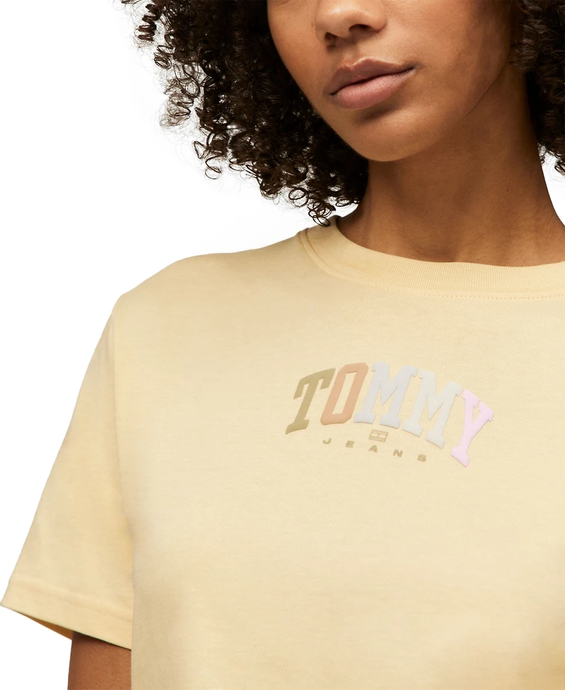 Tommy Jeans Women's Cotton Relaxed Varsity T-Shirt