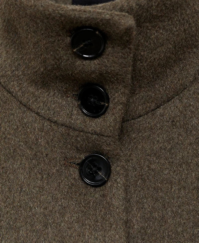 Mango Women's Pockets Detail Wool Blend Jacket