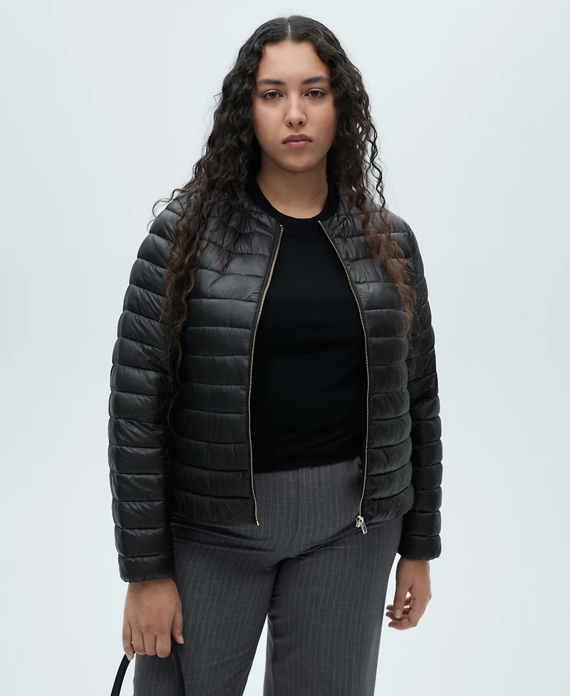 Mango Women's Pocket Quilted Jacket