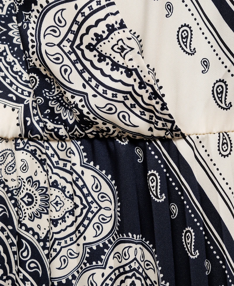 Mango Women's Paisley Print Shirt Dress