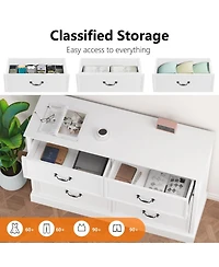 gaomon Dresser for Bedroom with 6 Drawers