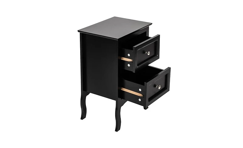 Slickblue Country Style Two-Tier Night Table Large Size