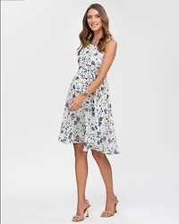 Pietro Brunelli Maternity Maternity Sleeveless Chiffon Tamigi Dress