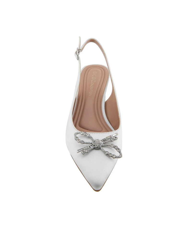 BCBGeneration Women's Donna Slingback Bow Dress Pumps