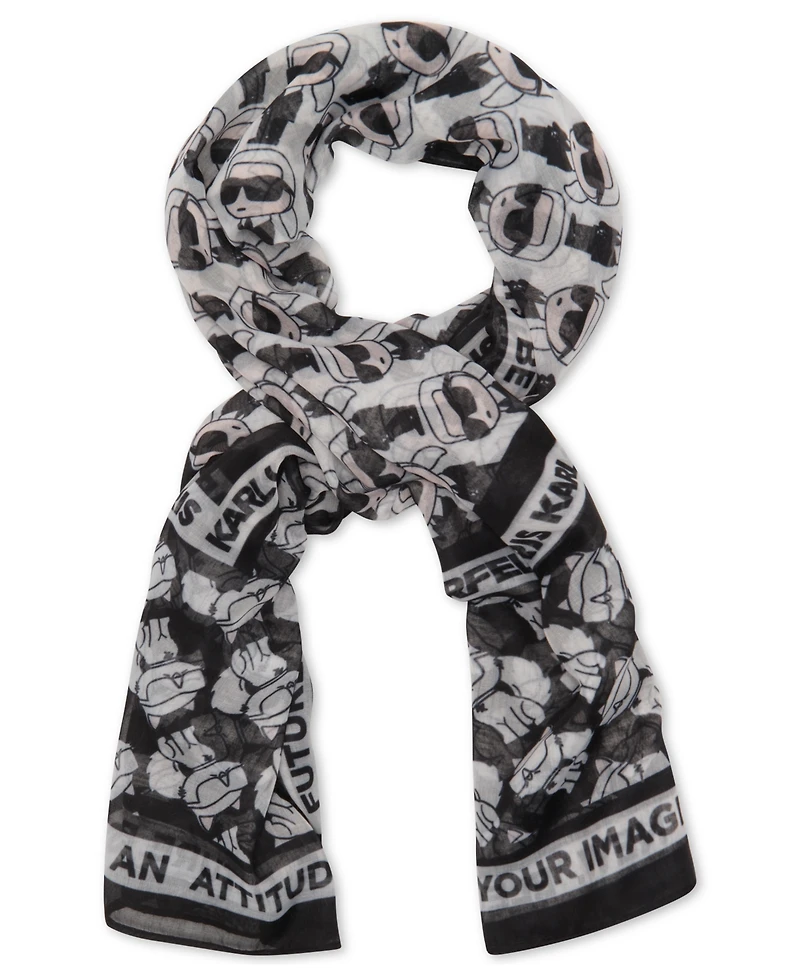 Karl Lagerfeld Paris Choupette Karl Square Wrap