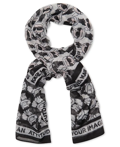 Karl Lagerfeld Paris Choupette Karl Square Wrap