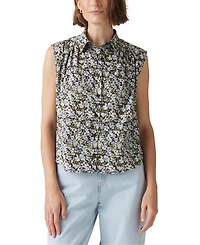 Levi's Women's Gracen Cotton Button-Front Blouse