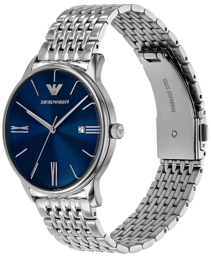 Emporio Armani Men's Stainless Steel Bracelet Watch 39mm