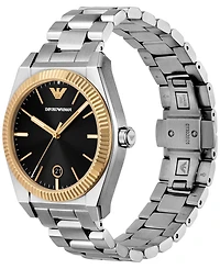 Emporio Armani Men's Interchangeable Stainless Steel Bracelet Watch 41mm Gift Set