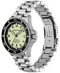 Emporio Armani Men's Automatic Sea Explorer Stainless Steel Bracelet Watch 43mm