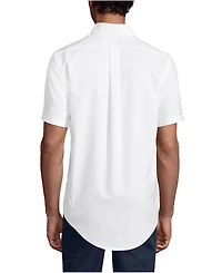 Lands' End Men's Short Sleeve Oxford Dress Shirt