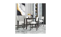 5-Piece Counter Height Dining Set for Stylish and Comfortable Dining Experience