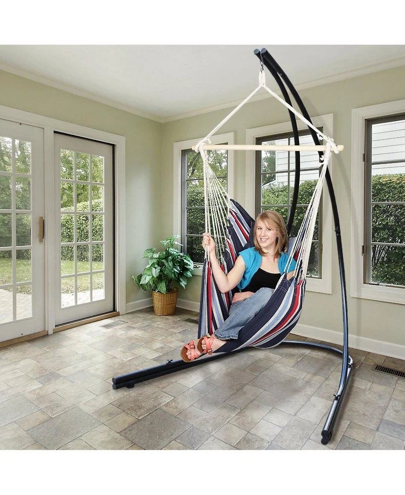Sorbus Arc Hammock Chair Stand Frame - for Indoor & Outdoor Relaxation, Holds Up to 330 lbs, No Trees or Drilling Needed
