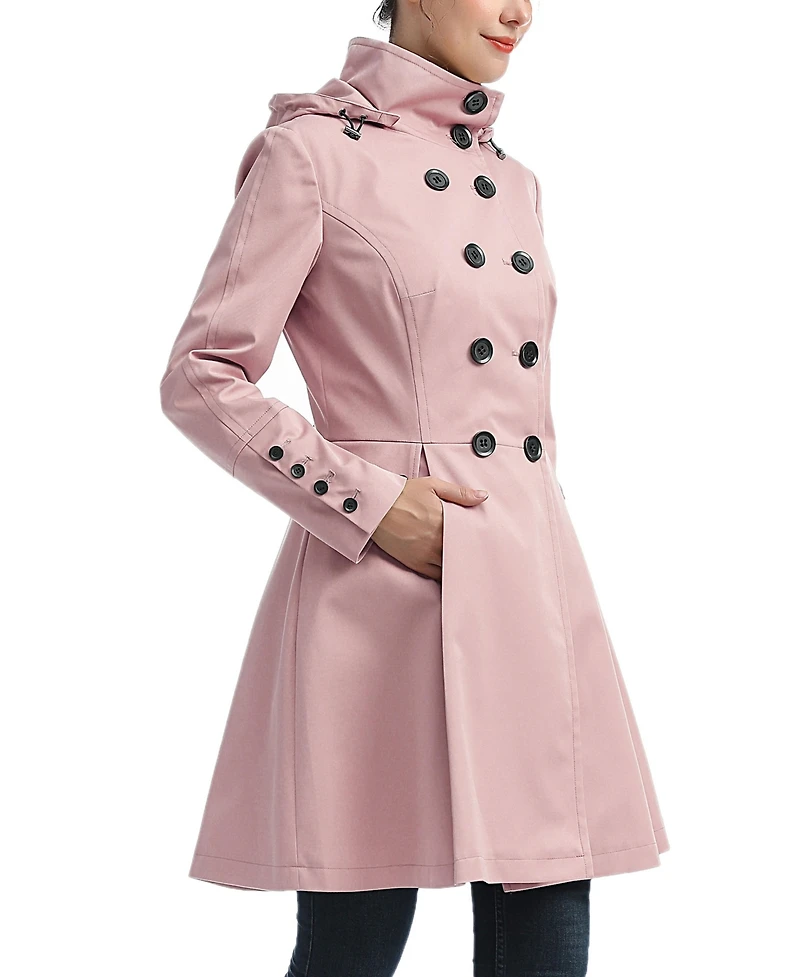 kimi + kai Women's Adele Hooded Trench Coat