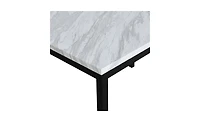 5-Piece Metal Dinette Set – Durable Laminated Tabletop with 4 Chairs for Kitchen or Dining Room
