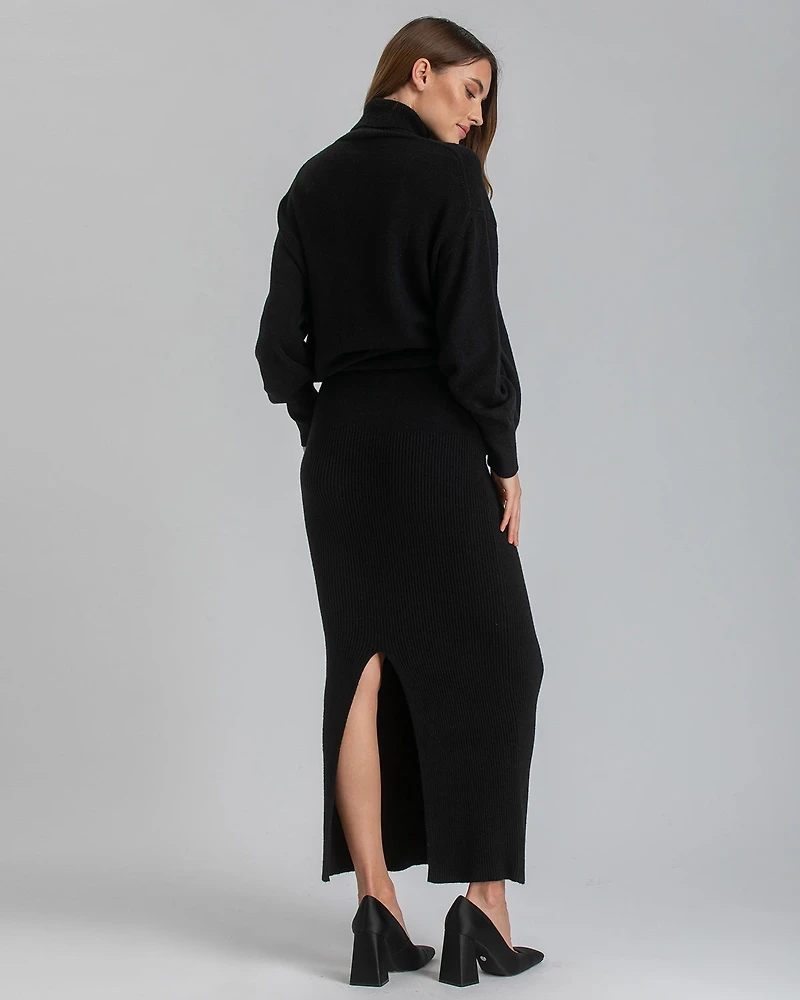 Pietro Brunelli Maternity Slim-Fit Nina Skirt with a Central Back Slit
