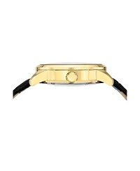 Cassius Automatic Skeleton Gold Tone & Black Men's Watch 802ECAL