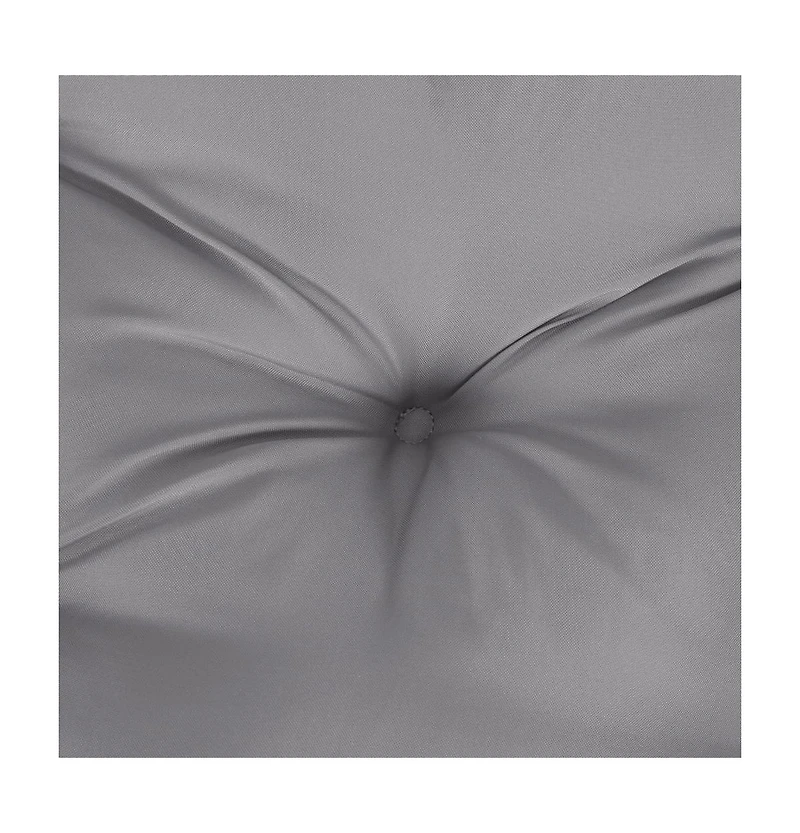 vidaXL Chair Cushions 6 pcs Gray 15.7"x15.7"x2.8" Oxford Fabric