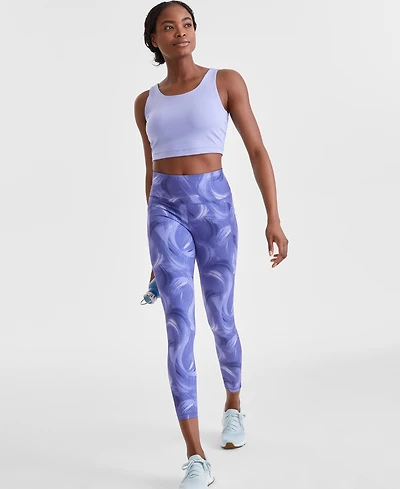 Id Ideology Women's Printed Compression Leggings, Exclusively at Macy's
