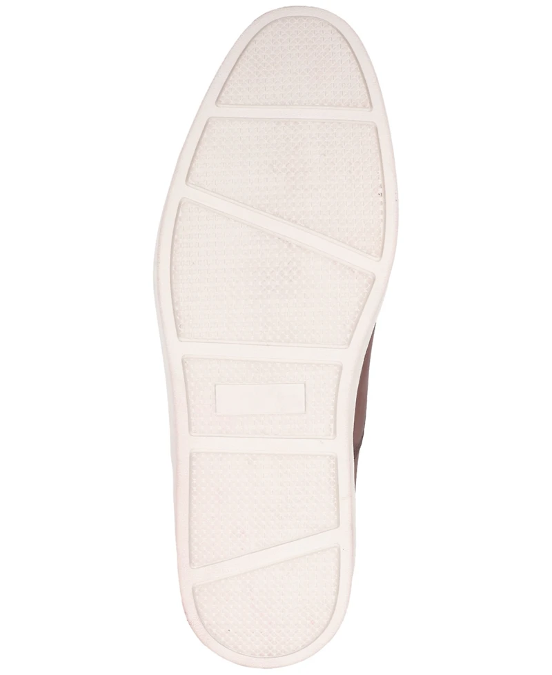 Alfani Men's Callowayy Leather Lace-Up Cap-Toe Sneakers, Exclusively at Macy's