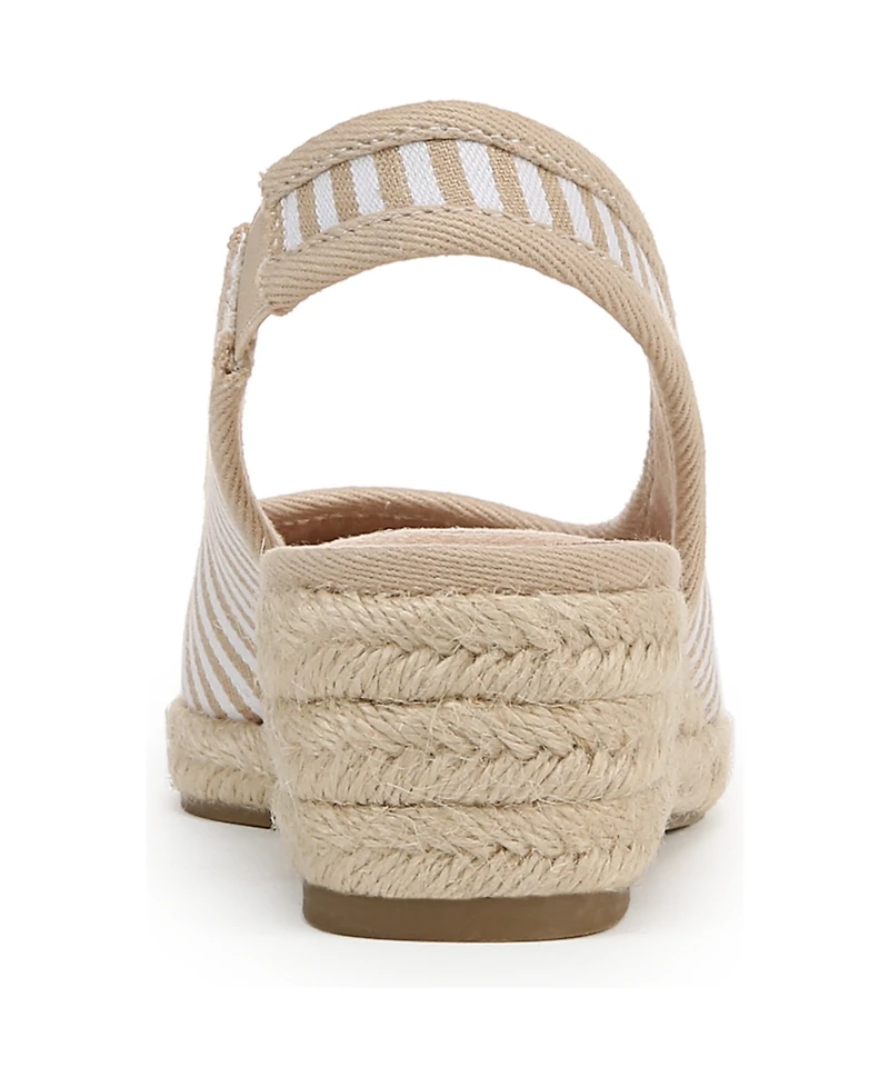 LifeStride Women's Kayden Slingback Wedge Espadrilles