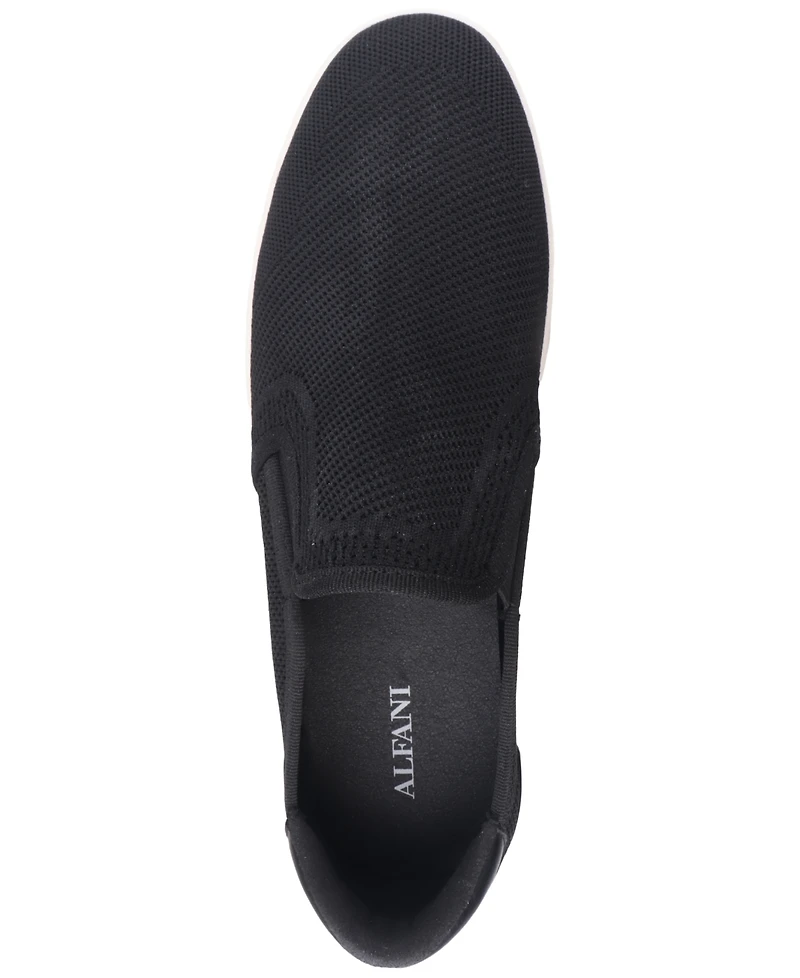 Alfani Men's Garnerr Knit Slip-On Sneakers, Exclusively at Macy's