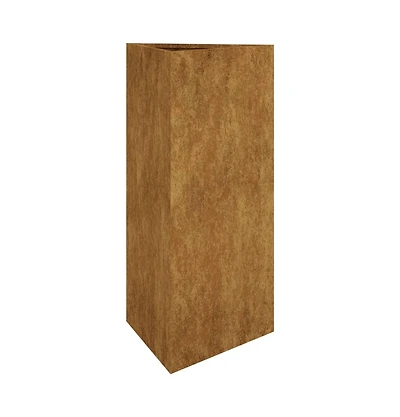 Garden Planter 15.7"x13.6"x29.5" Corten Steel
