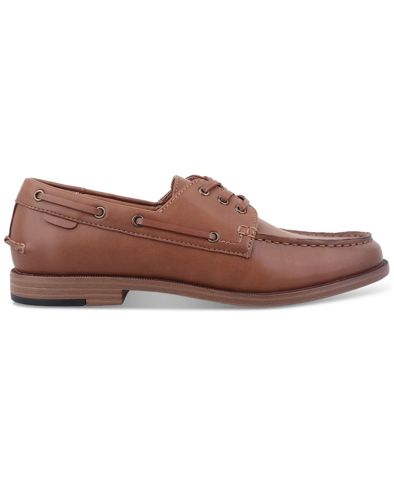 Club Room Men's Scottiee Lace-Up Boat Shoes, Exclusively at Macy's