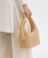 I.n.c. International Concepts Stahcy Small Straw Hobo Bag, Exclusively at Macy's