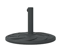 vidaXL Parasol Base Black Polyethylene, concrete, and iron Medium