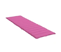 Sun Lounger Cushion Pink Oxford Fabric