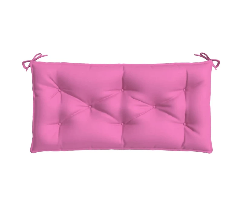 vidaXL Garden Bench Cushion Pink 39.4"x19.7"x2.8" Oxford Fabric